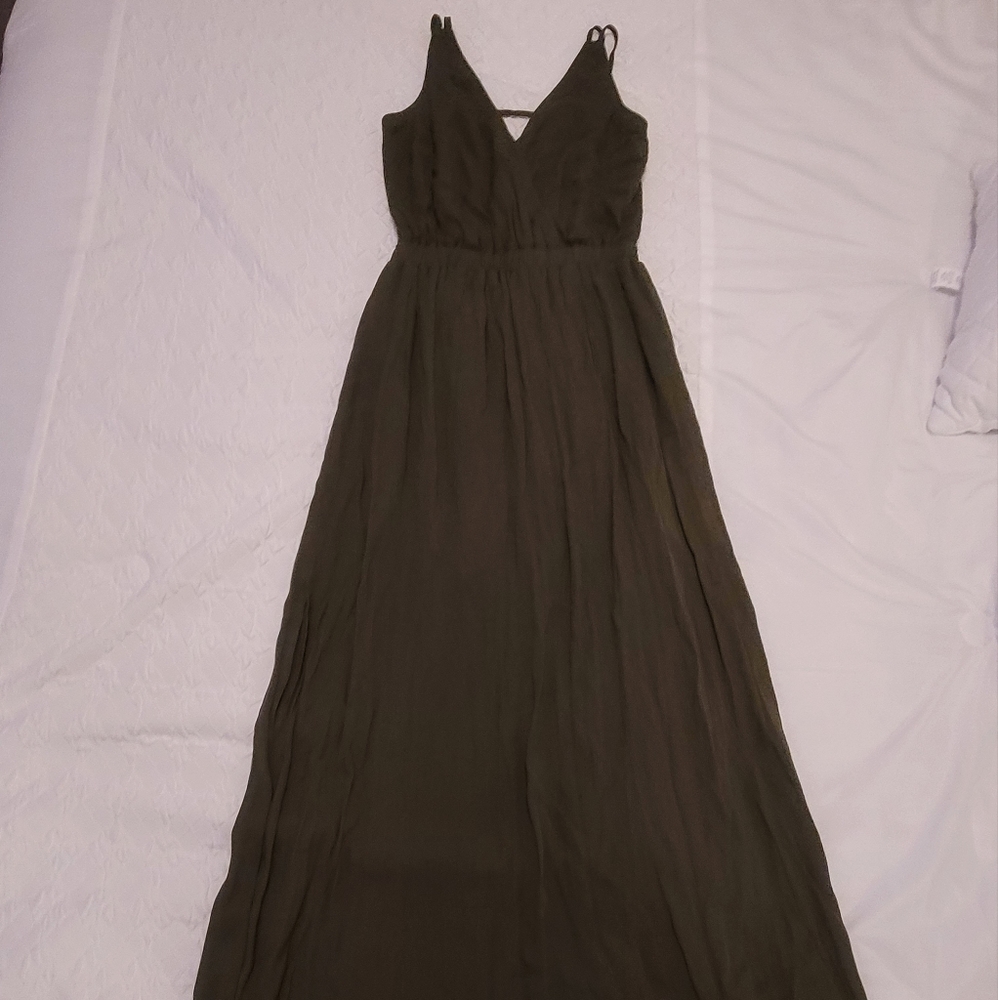Olive Green Dress
